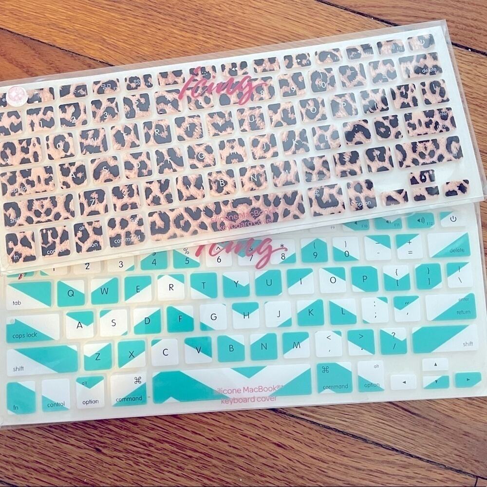 MacBook Silicone Keyboard Covers Chevron and Leopard Print n